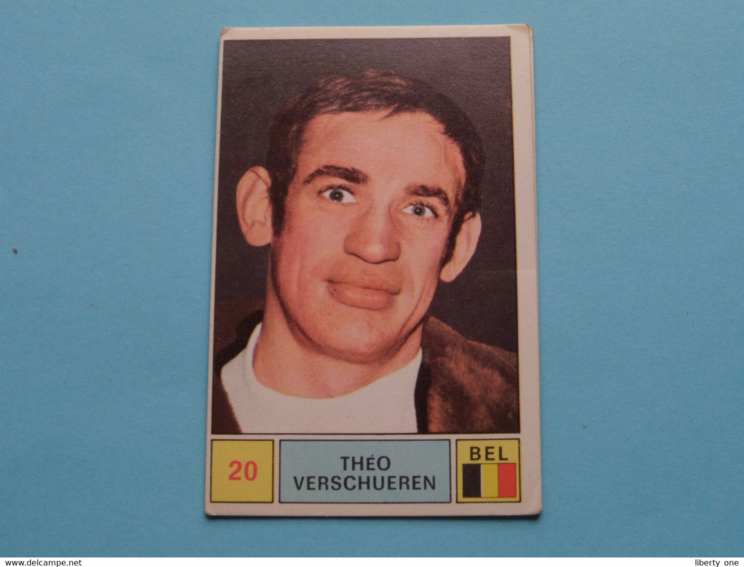 THEO VERSCHUEREN België ( Sprint 71 >  Nr. 20 ) - Figurine PANINI Modena ( 2 Scans ) ! - Cyclisme