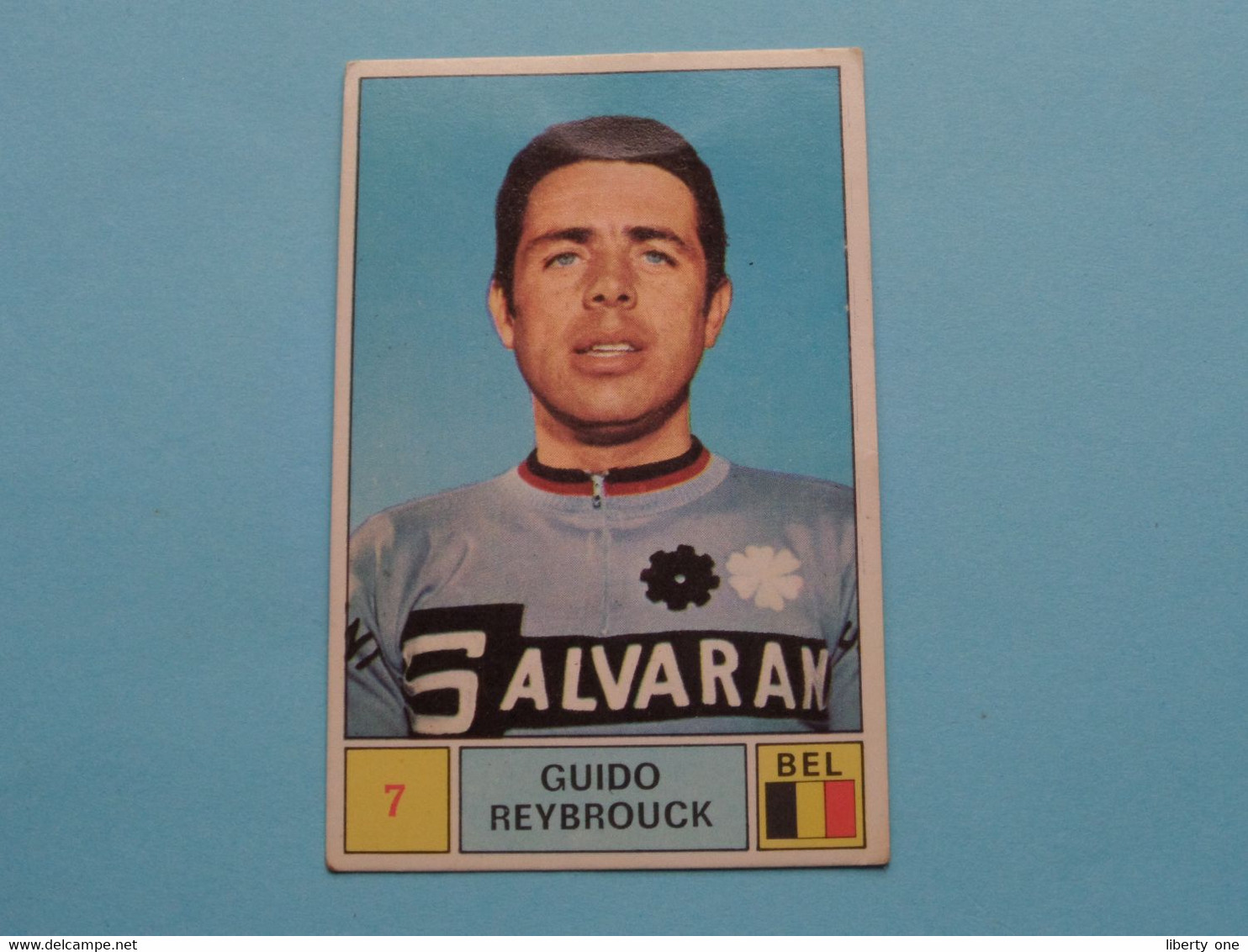 GUIDO REYBROUCK België ( Sprint 71 >  Nr. 7 ) - Figurine PANINI Modena ( 2 Scans ) ! - Cyclisme