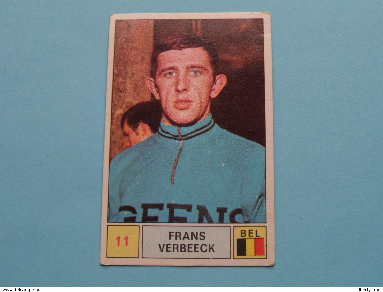 FRANS VERBEECK België ( Sprint 71 >  Nr. 11 ) - Figurine PANINI Modena ( 2 Scans ) ! - Cyclisme