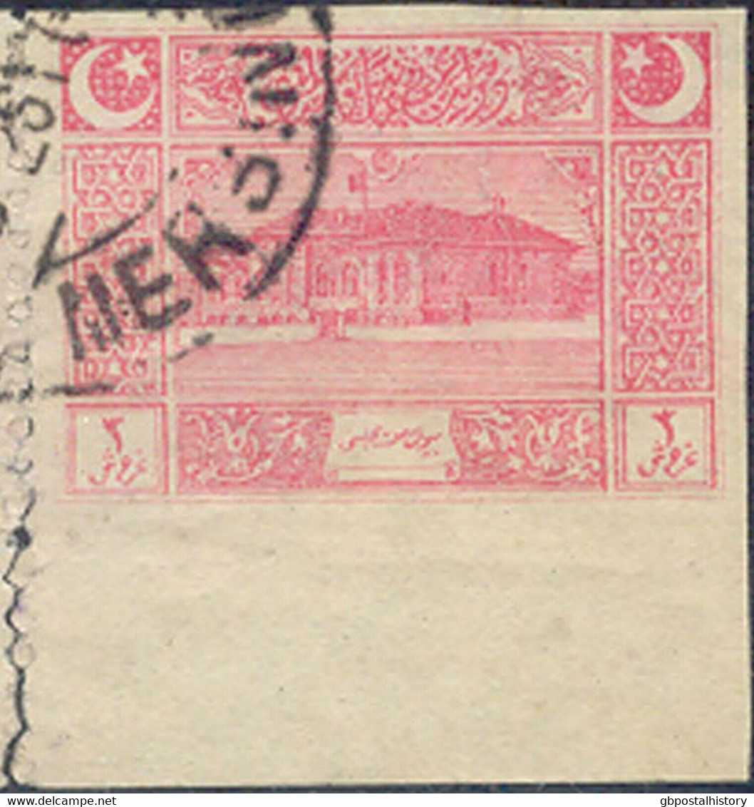 TURKEY 1922 The National Assembly Building In Ankara (3) Pia IMPERFORATED MERSIN - Gebraucht