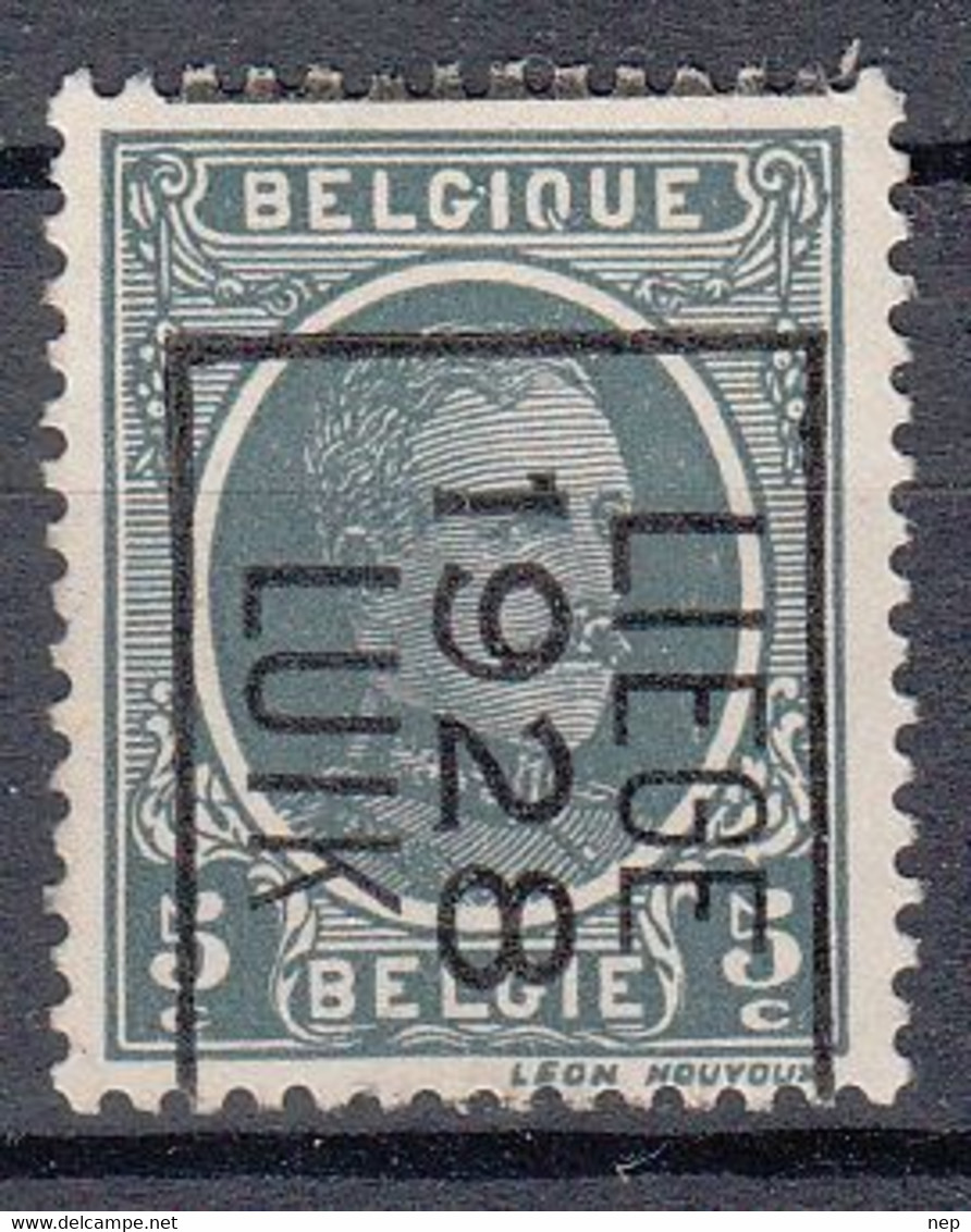 BELGIË - PREO - Nr 176 B (Kantdruk: KB)- LIEGE 1928 LUIK - (*) - Typos 1922-31 (Houyoux)