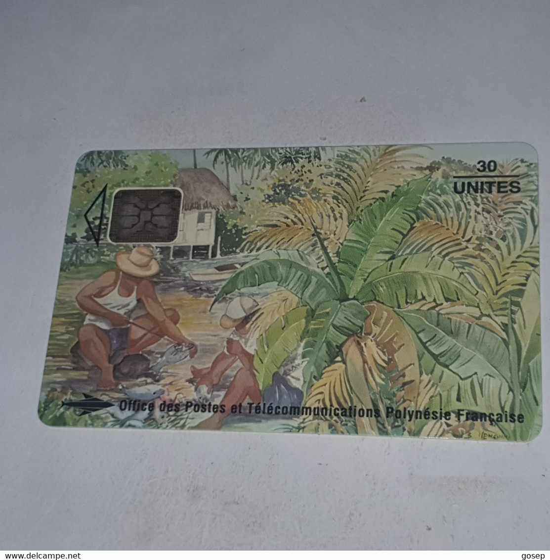 French Polynesia-(FP0025A)-benilde Menghini-(4)-(C49100911)-(30units)-(tirage-50.000)-used Card+1card Prepiad Free - Polynésie Française