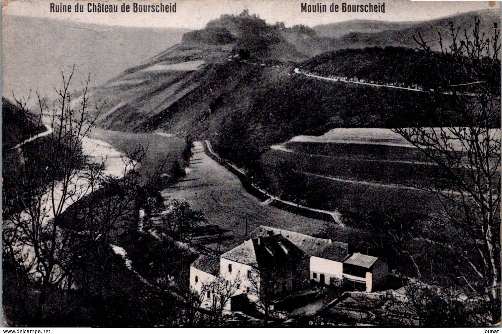 Luxembourg - Ruine Du Château De Bourscheid - Moulin De Bourscheid (pli Coin Droit) - Bourscheid