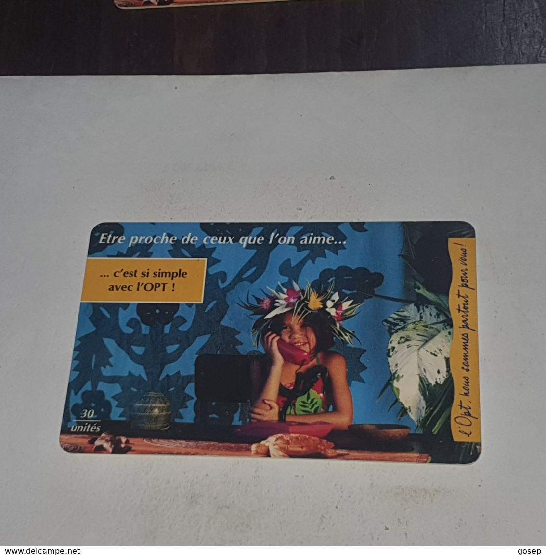 French Polynesia-(FP047/1)-etre Proche De Ceux-(9)-(A960744143)-(30units)-(tirage-50.000)-used Card+1card Prepiad Free - Polynésie Française