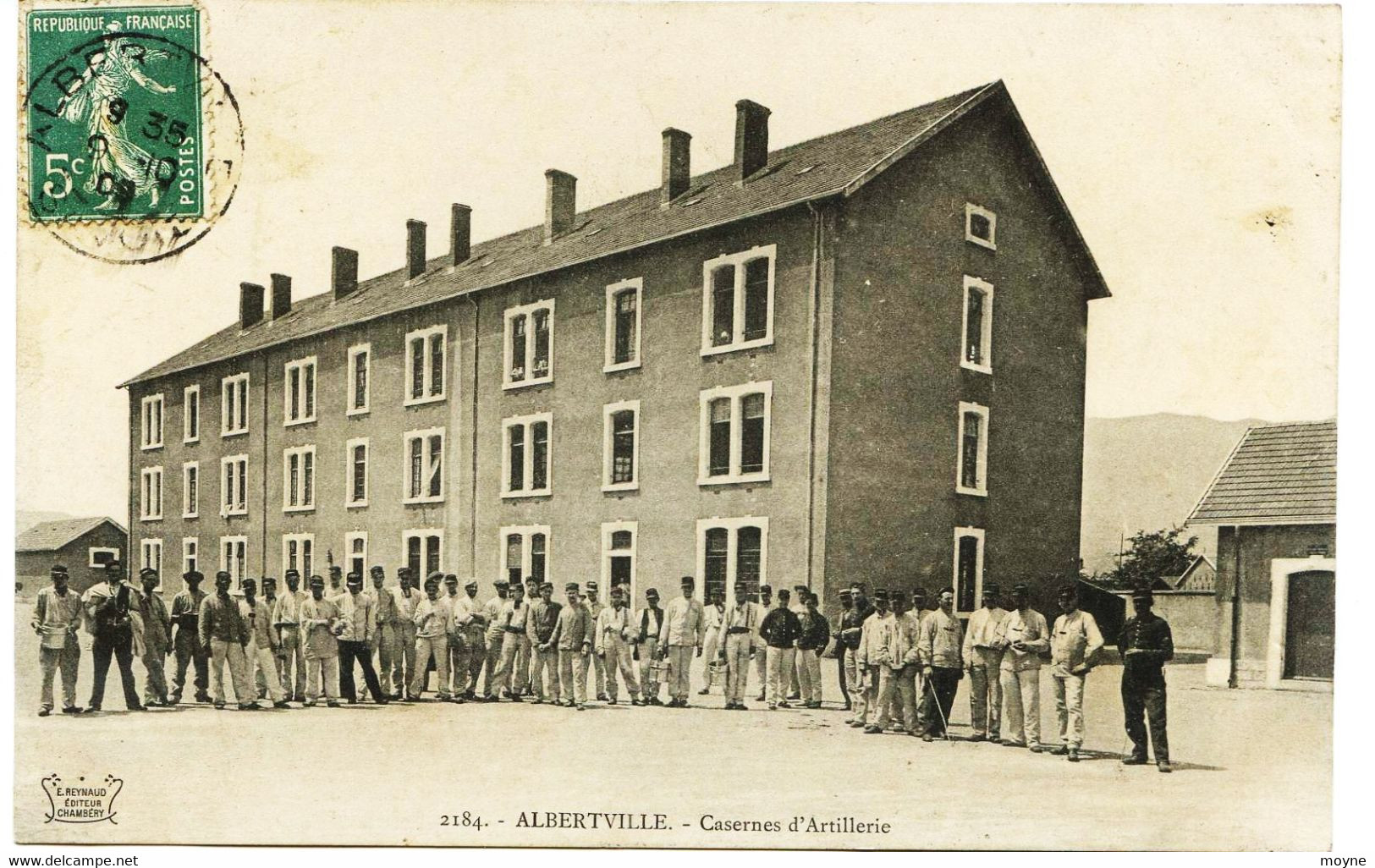 7640  -  Savoie -   ALBERTVILLE  :  Casernes  D'Artillerie    Circulée En 1911 - Albertville