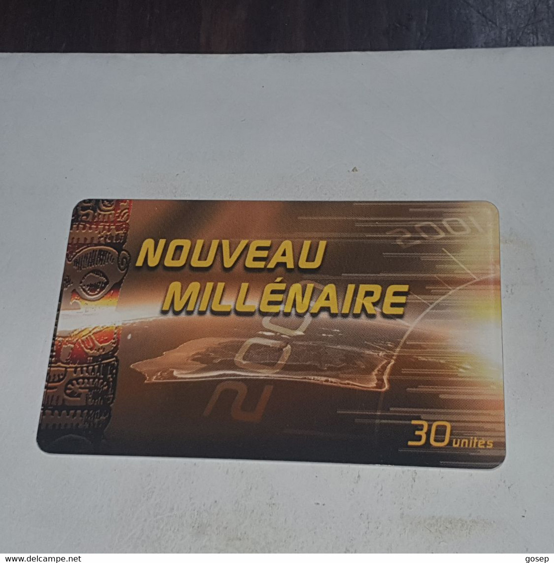 French Polynesia-(FP107/1)nouveau Millenaire-(17)(A0010082796)-(30units)-(tirage-100.000)-used Card+1card Prepiad Free - Polynésie Française