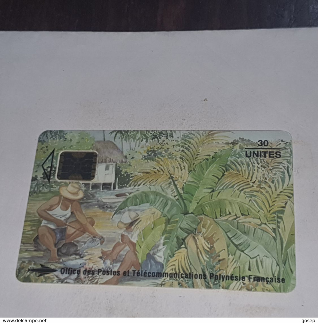 French Polynesia-(FP-?)office Des Postes-(19)(C47100867)-(30units)-(tirage-?)-used Card+1card Prepiad Free - Polynésie Française