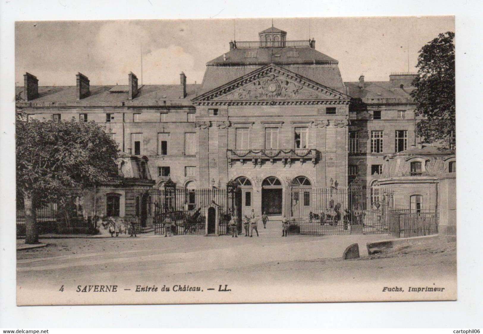 - CPA SAVERNE (67) - Entrée Du Château - Editions Lévy N° 4 - - Saverne