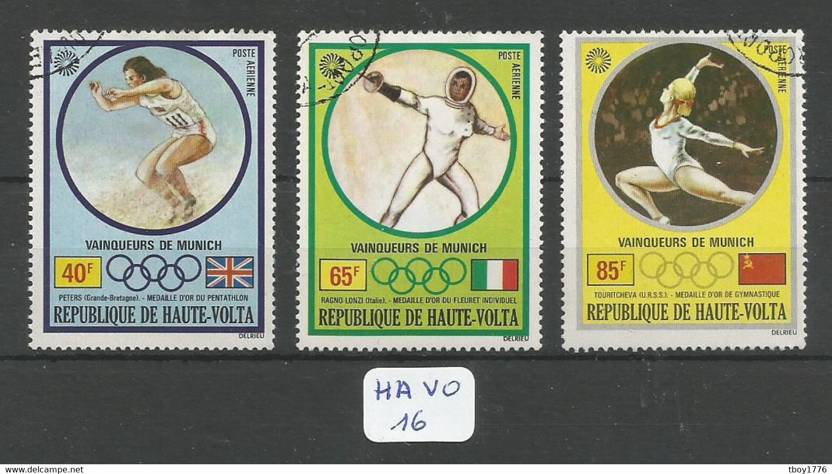 HA VO YT PA108/112 En Obl - Alto Volta (1958-1984)