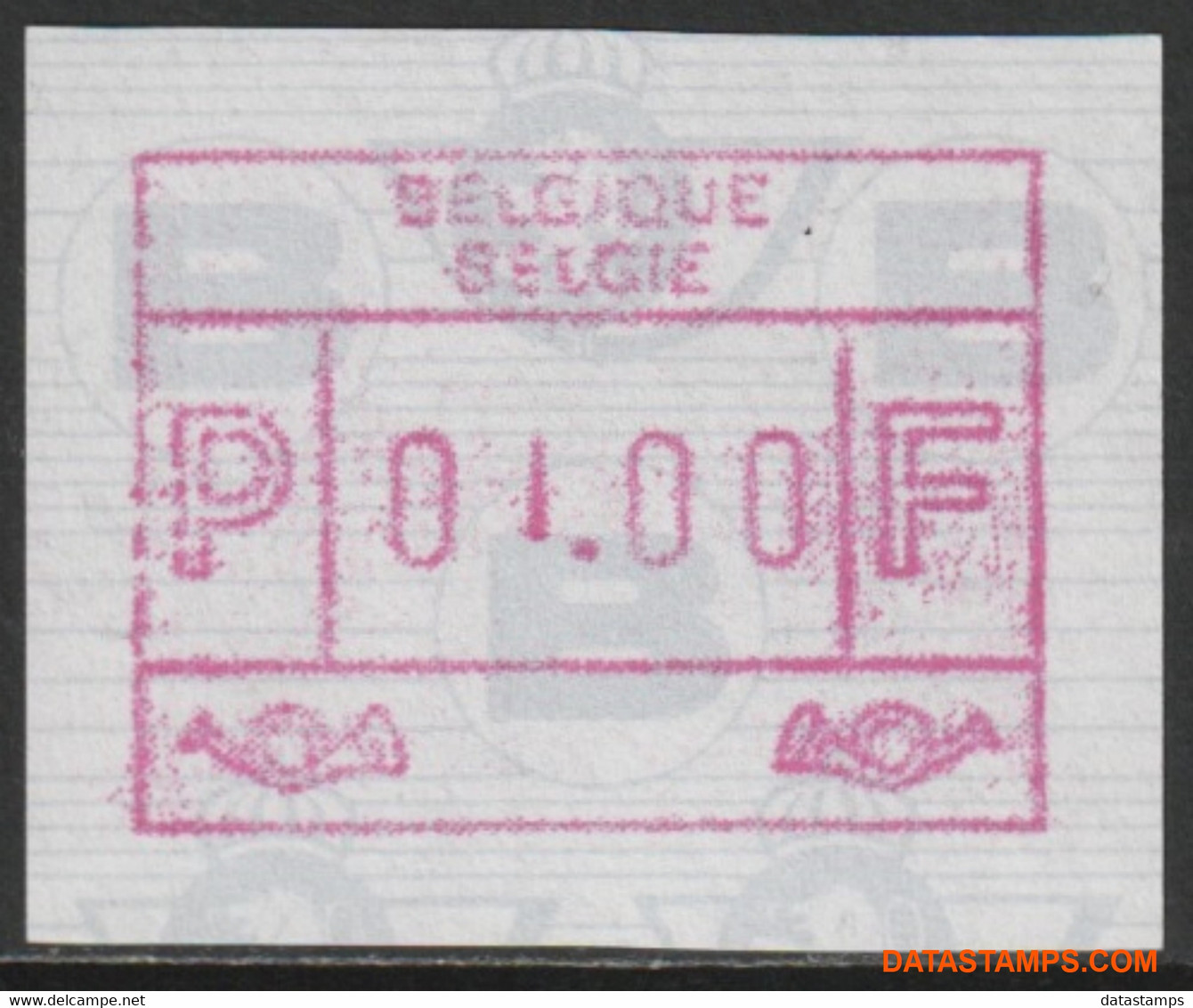 België 1991 - OBP:ATM 84 OC/CD + IV/TE, Machine Stamp - XX - Overprint Moved Digit - Other & Unclassified