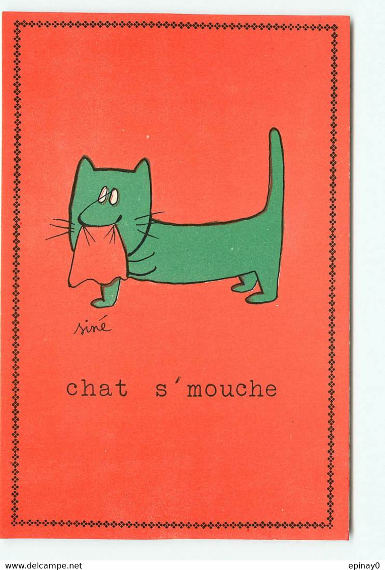 ILLUSTRATEUR - SINE - Cat - Chat S'mouche - Sine