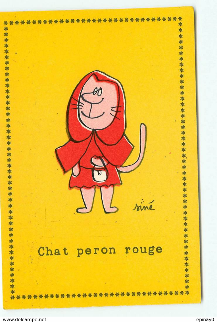 ILLUSTRATEUR - SINE - Cat - Chat Peron Rouge - Chaperon Rouge - Sine