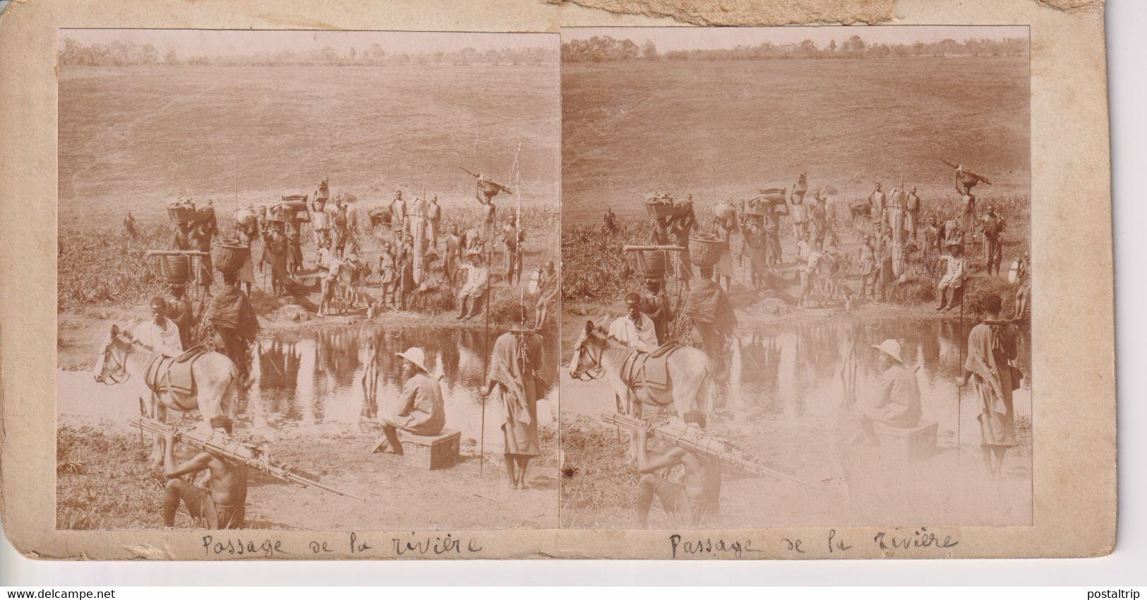 KISIBA Rungwe District Mbeya Region  2 PHOTO On 1 CARD 18*9CM AFRICA AFRIQUE ESTEREOSCOPICA STÉRÉOSCOPIQUE. STEREOSCOPIC - Fotos Estereoscópicas