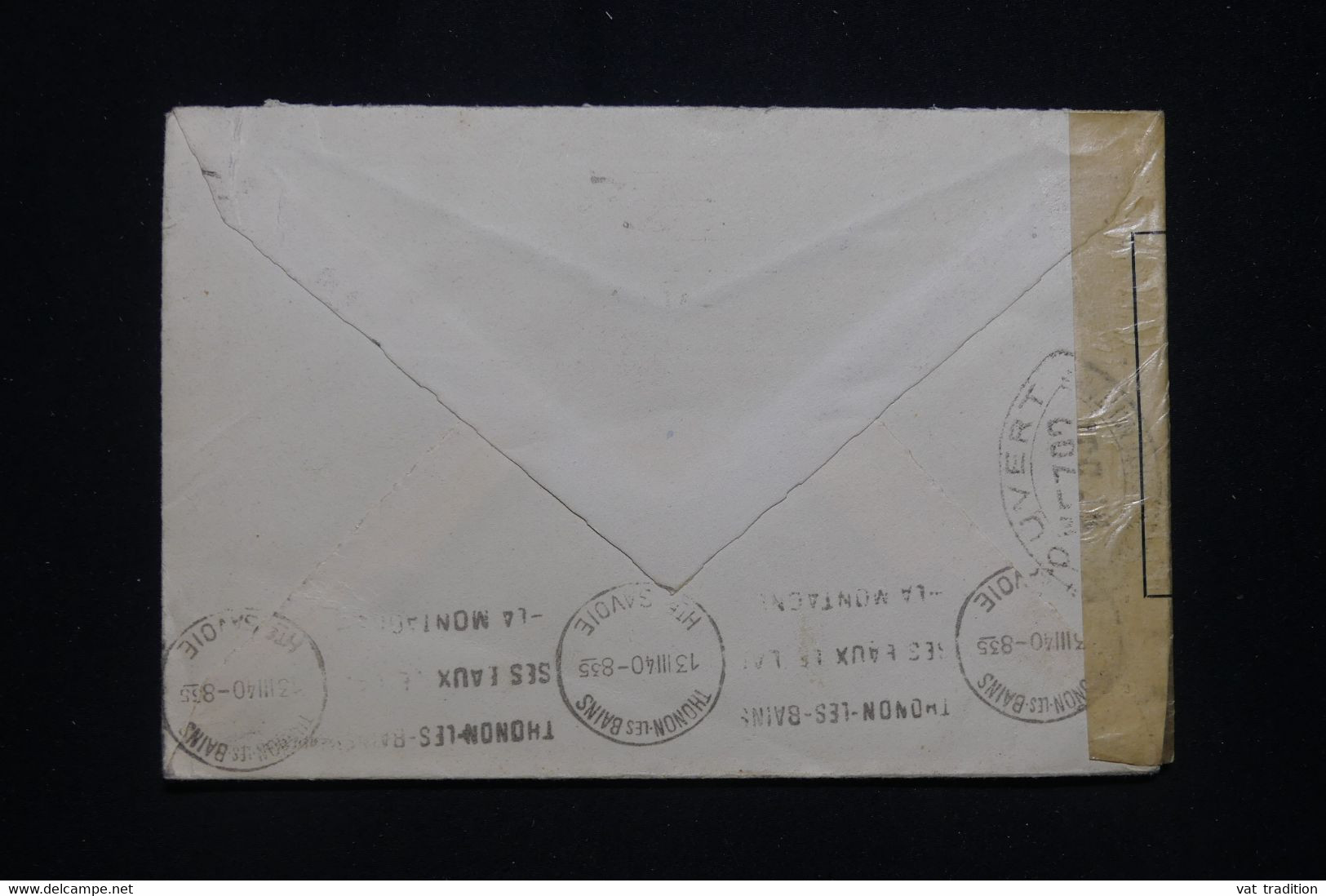 ROUMANIE - Enveloppe De Bucarest Pour  La France En 1940 Avec Contrôle Postal - L 93320 - World War 2 Letters