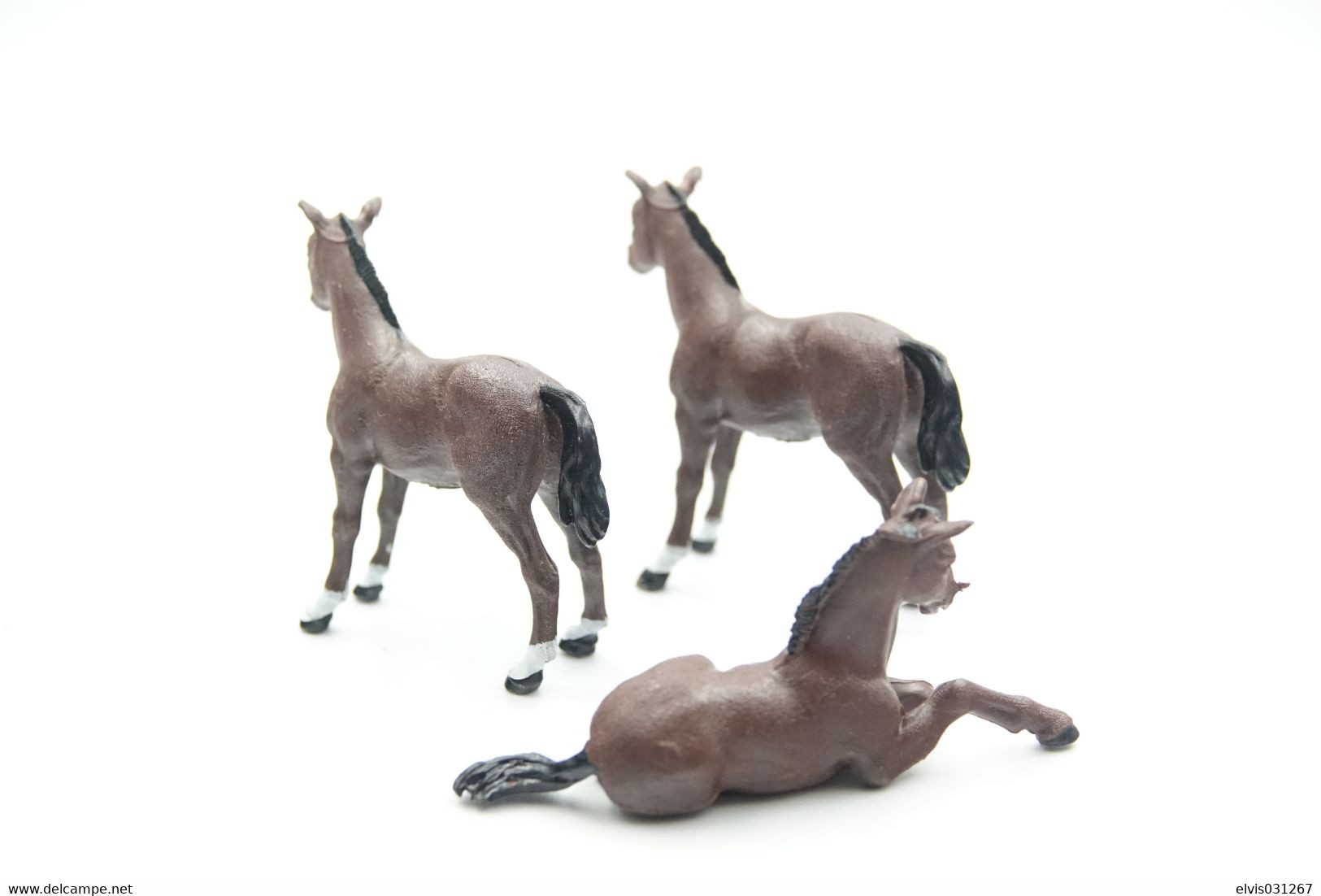 Britains Ltd, Deetail : ANIMALS : HORSE LOT OF 3 FOALS , Made In England, LTD 1969-71 *** - Britains