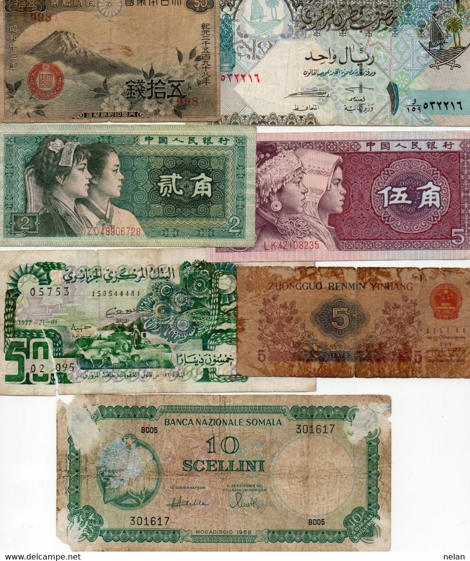 LOTTO BANCONOTE  ASIA -  CIRCOLATE - Lots & Kiloware - Banknotes