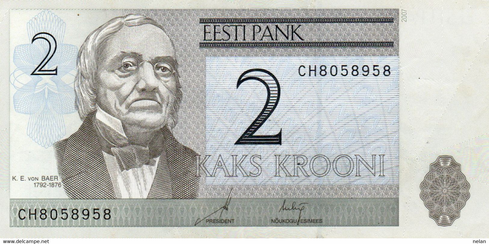 ESTONIA 2 KROONI 2006 P-85a  XF+ - Estonia