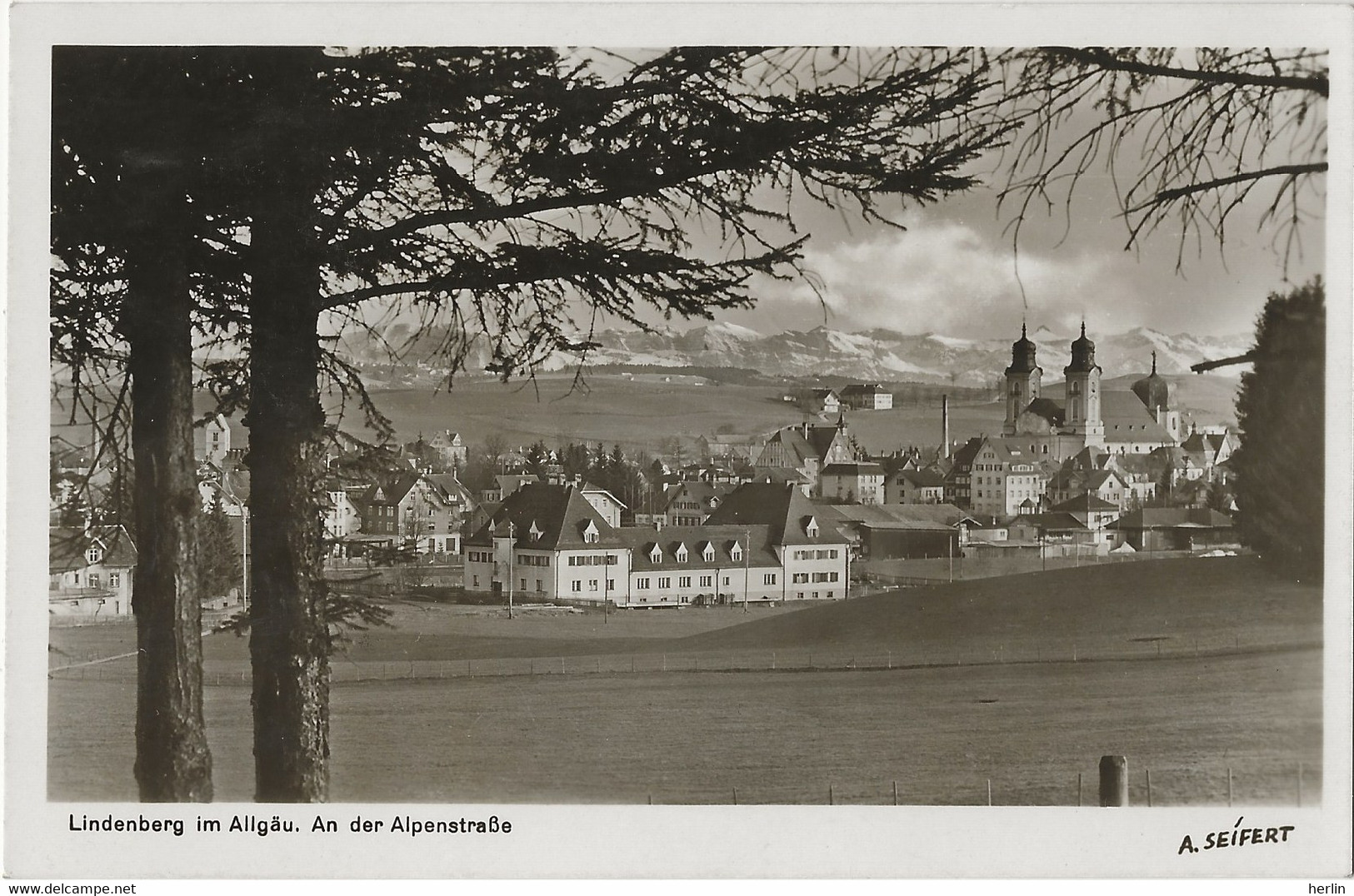 ALLEMAGNE - Bavière - Lindenberg-im Allgau - Vorarlberger Und Scweizer Berge - Lindenberg I. Allg.