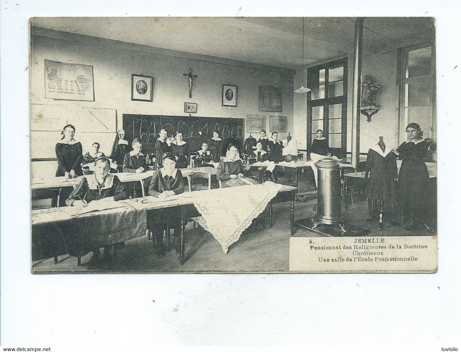 Jemelle - Pensionnat Des Religieuses De La Doctrine Chrétienne - Une Salle De L'Ecole - Rochefort