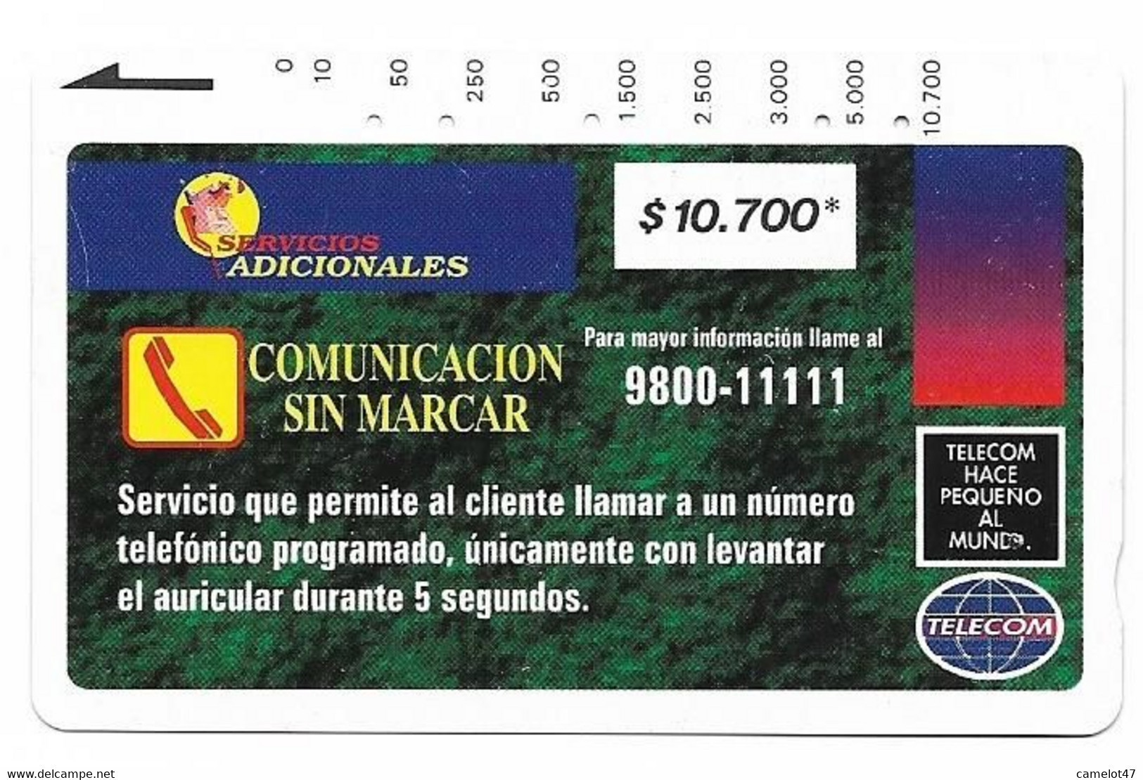 Colombia Tamura Used Phone Card, No Value, Collectors Item, # Colombia-4 - Colombie