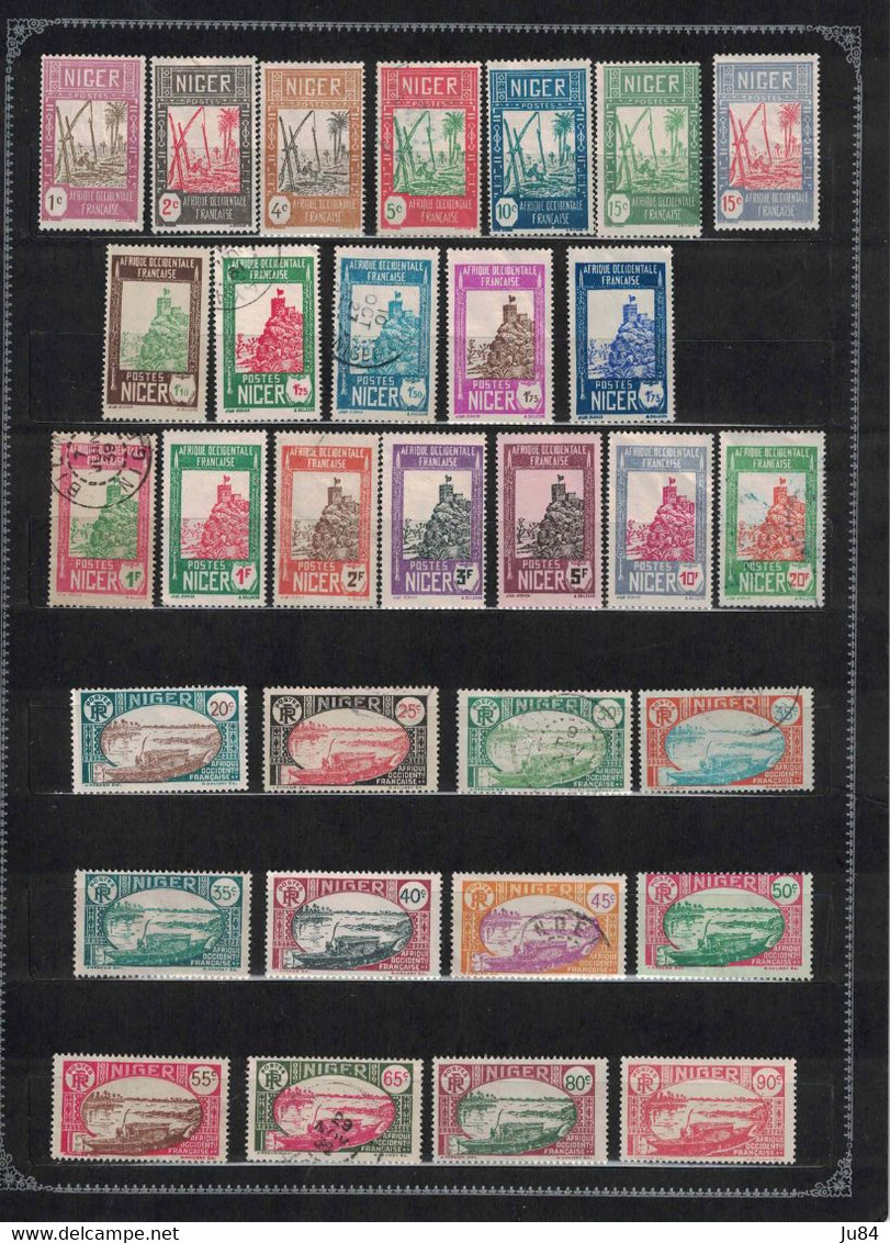 Niger - Lot Timbres (31) Oblitérés Et Neufs - Côte 62€ - Usados