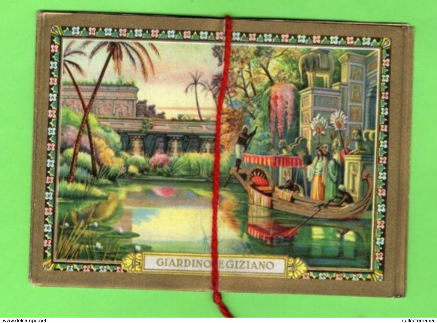 1 Carnet Booklet Calendrier  1943 Des  Jardins Magnifiques  PARFUM Barbiera Lorenzo Piceno Tivoli Versailles Egypt Japan - Ohne Zuordnung
