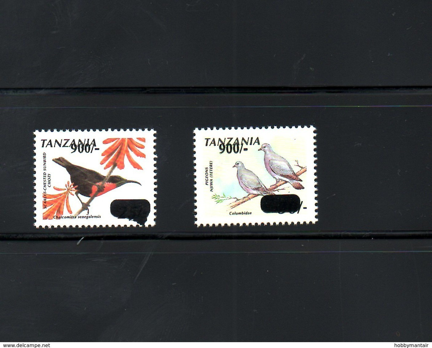 TANZANIA ,2011, BIRDS,  O/P Of NEW VALUE, 2v.MNH**RARE! - Altri & Non Classificati