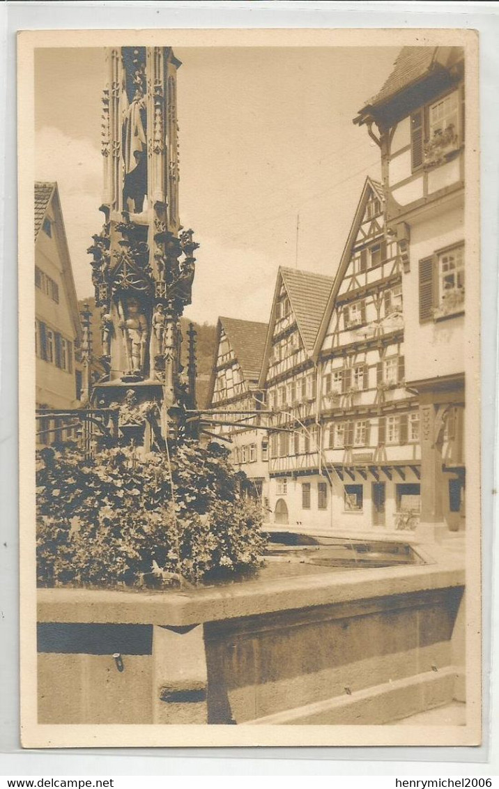 Allemagne Germany Bad Urach Fontaine  Ed Foto Robert Holder Bade Wurtemberg - Bad Urach