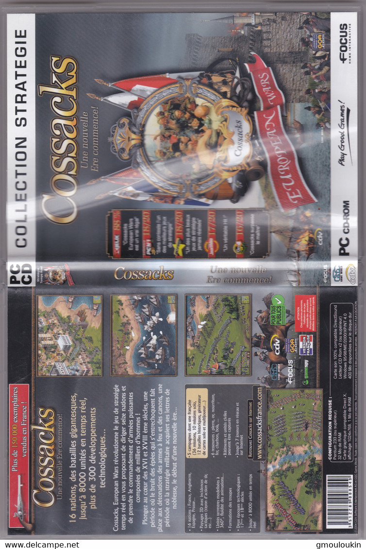 PC CD-Rom - Cossacks - European Wars - Autres & Non Classés