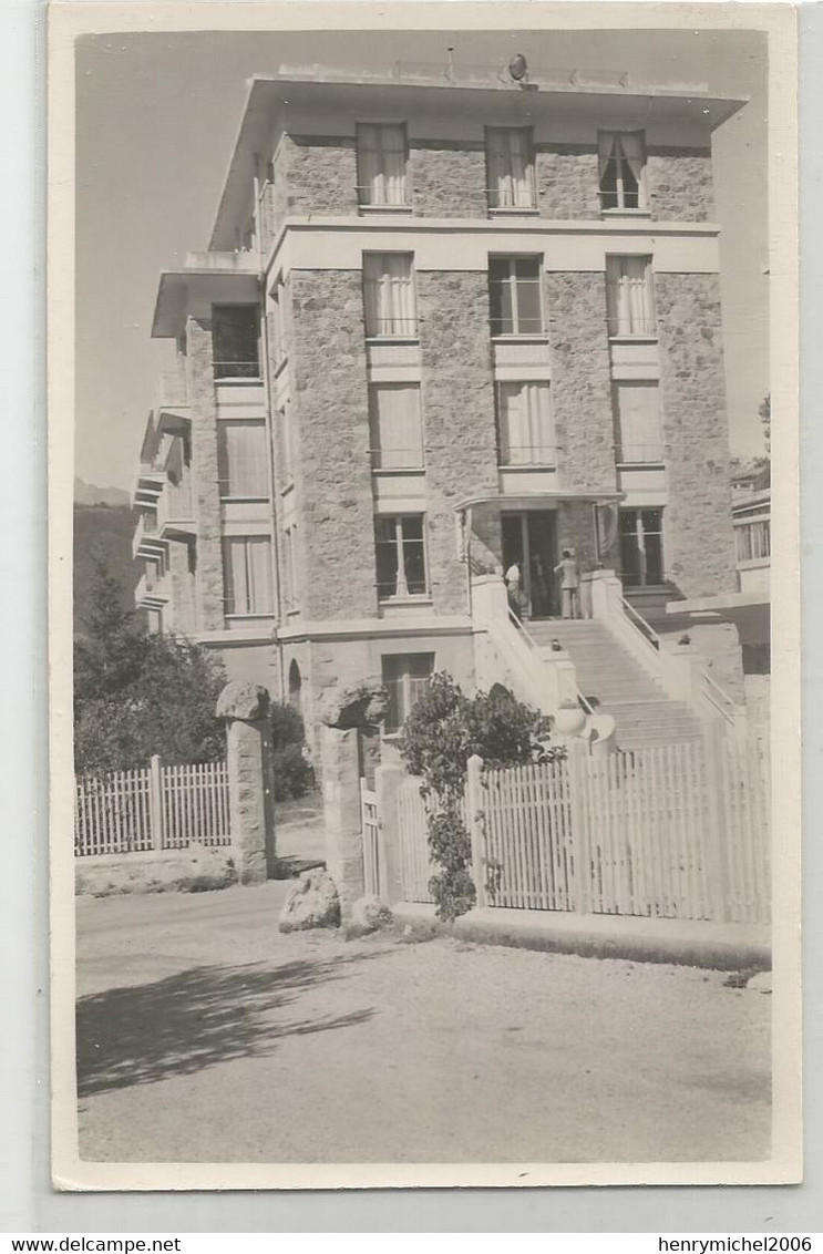 05 Hautes Alpes Briançon Sanatorium Entrée Principale Bois De L'ours Carte Photo Dos Simple - Briancon