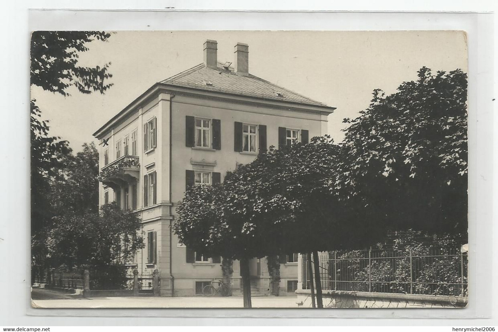 Allemagne Germany Saarburg La Villa Scheich En Juin 1914 Carte Photo ( Rhénanie Palatinat ) - Saarburg