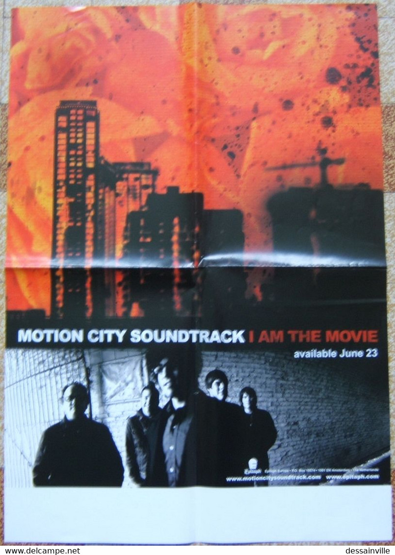 Affiche MOTION CITY SOUNDTRACK Pour La Sortie De L'album " I Am The Movie " - Plakate & Poster