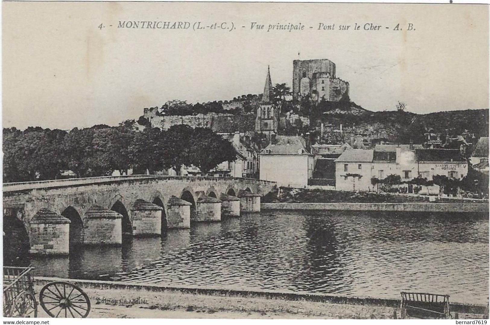 41   Montrichard   -  Vue Principale - Le Pont Sur Le Cher - Herbault