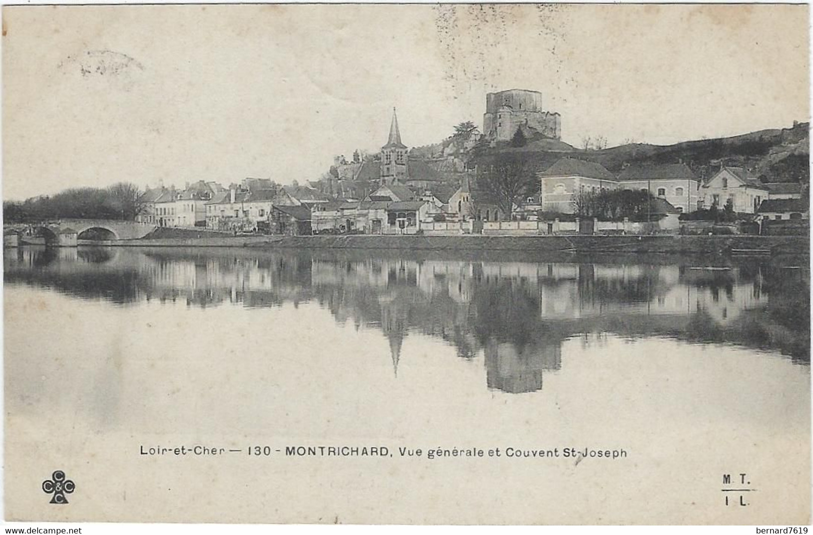 41   Montrichard   -  Vue  Generale  Et Couvent Saint Joseph - Herbault