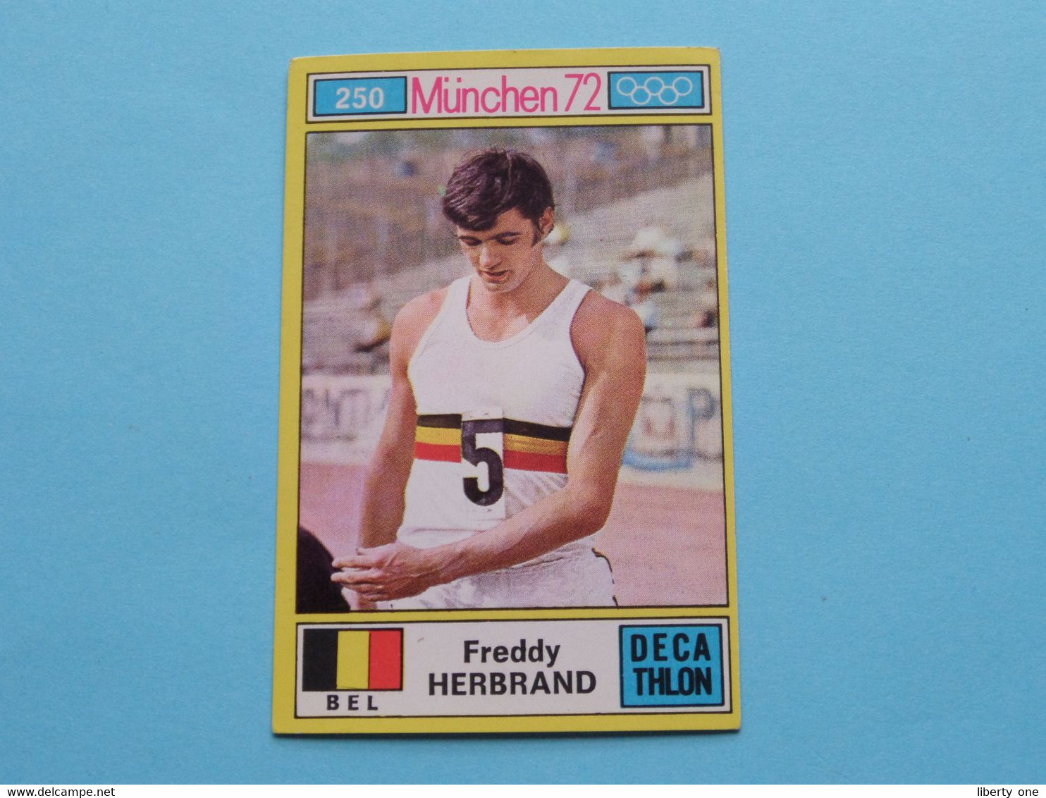 Freddy HERBRAND België ( München 72 ) > ( Nr. 250 ) - Figurine PANINI ! - Tarjetas