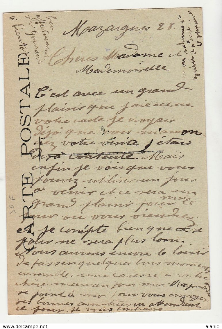 13 // MARSEILLE MAZARGUES  L'EGLISE   CIRCULEE    ANIMEE PEU CONNUE TBE - Quartiers Sud, Mazargues, Bonneveine, Pointe Rouge, Calanques,