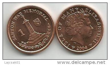 Isle Of Man 1 Penny 2004. UNC - Île De  Man