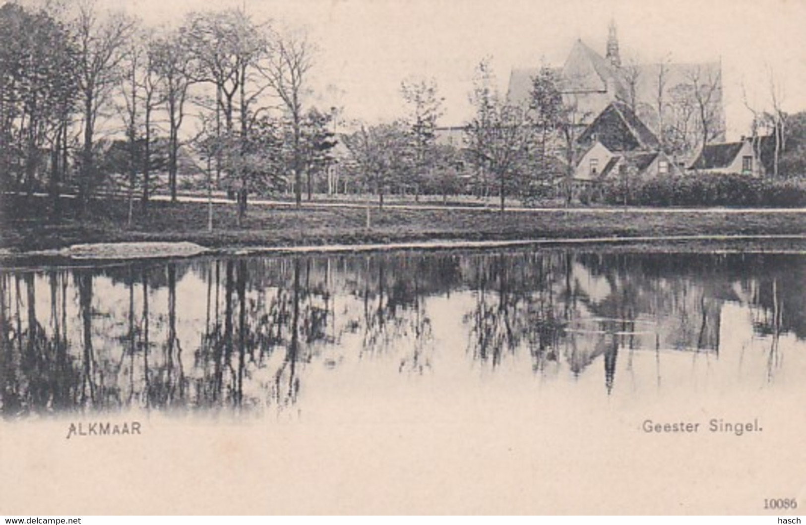 4843687Alkmaar, Geester Singel Rond 1900. - Alkmaar