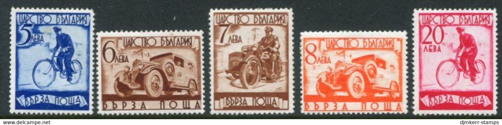 BULGARIA 1939 Express Delivery MNH / **.  Michel 365-69 - Ungebraucht