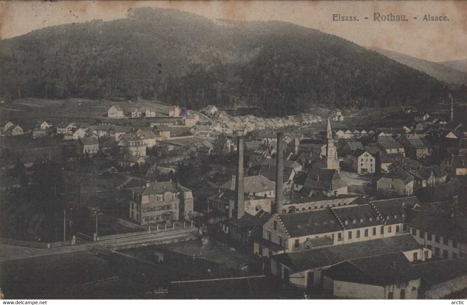 Elssas ROTHAU Alsace  (Vue Générale Usine En 1er Plan) - Rothau