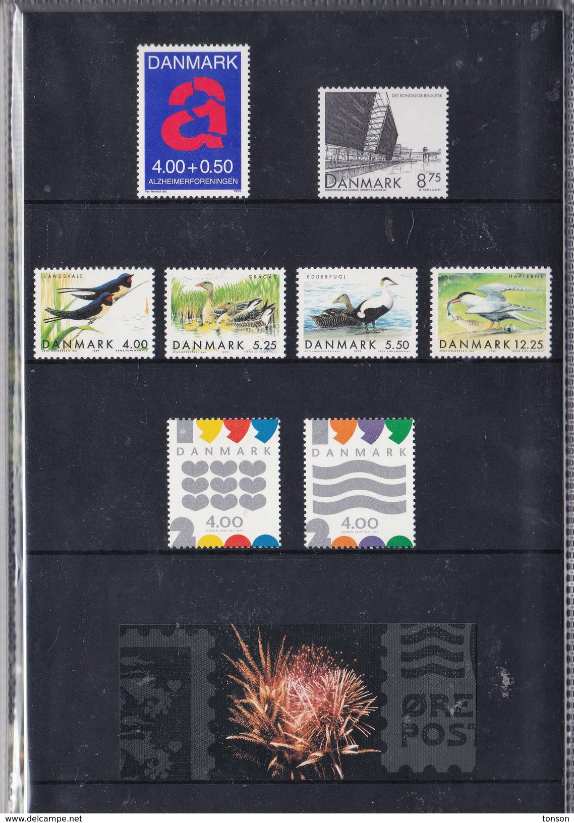 Denmark, 1999 Yearset, Mint In Folder, 3 Scans. - Annate Complete