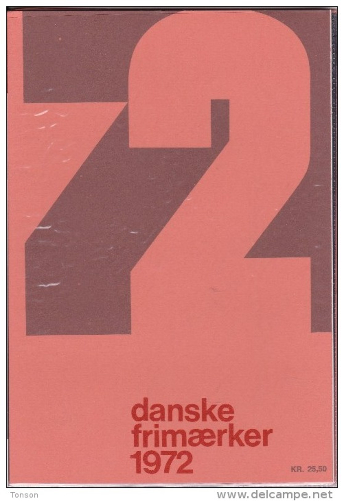 Denmark, 1972 Yearset, Mint In Folder, 2 Scans. - Ganze Jahrgänge