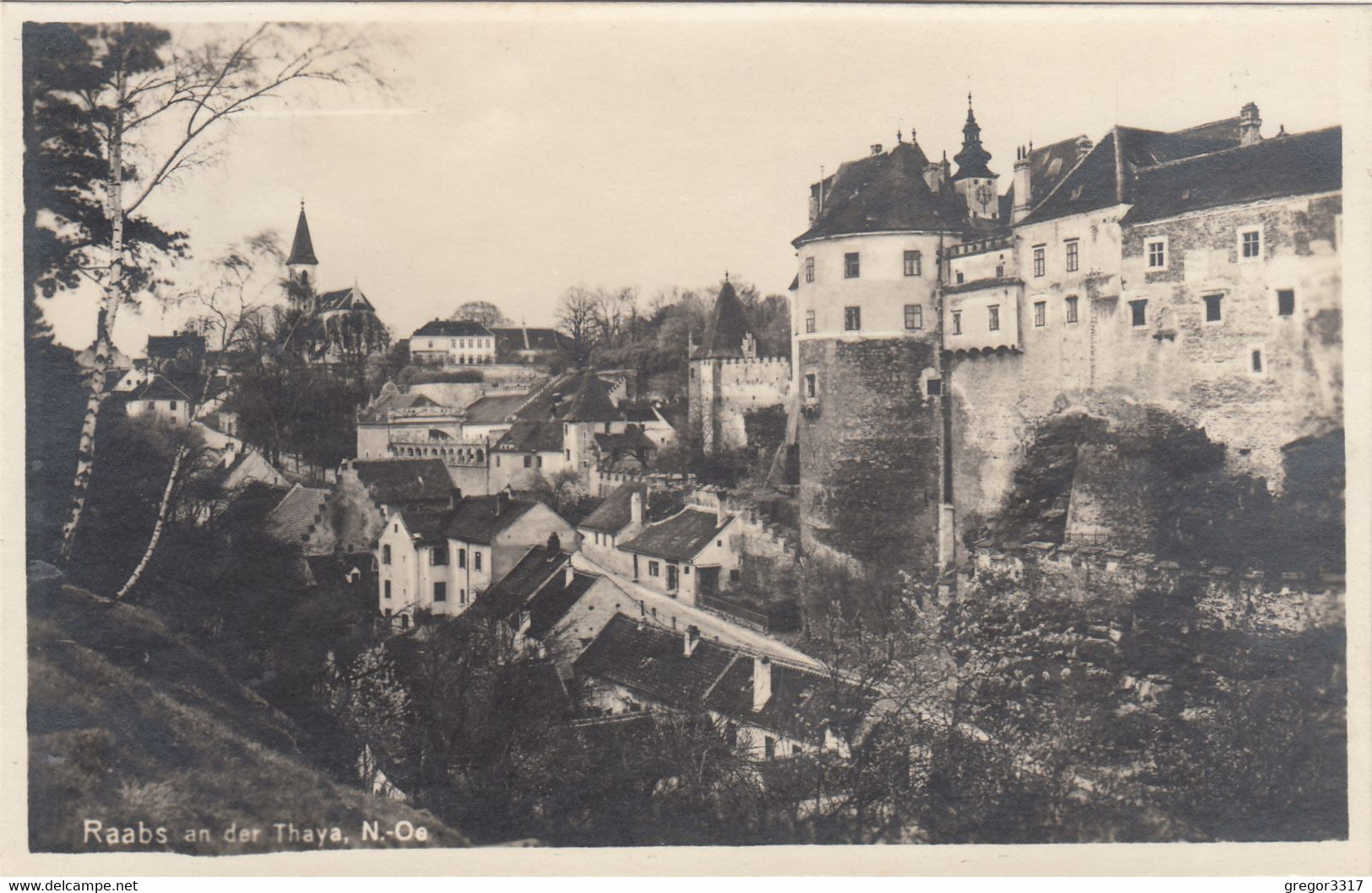 1835) RAABS An Der THAYA - NÖ - Superbare HAUS Details - Straße Und Burg ALT !! 1926 - Raabs An Der Thaya