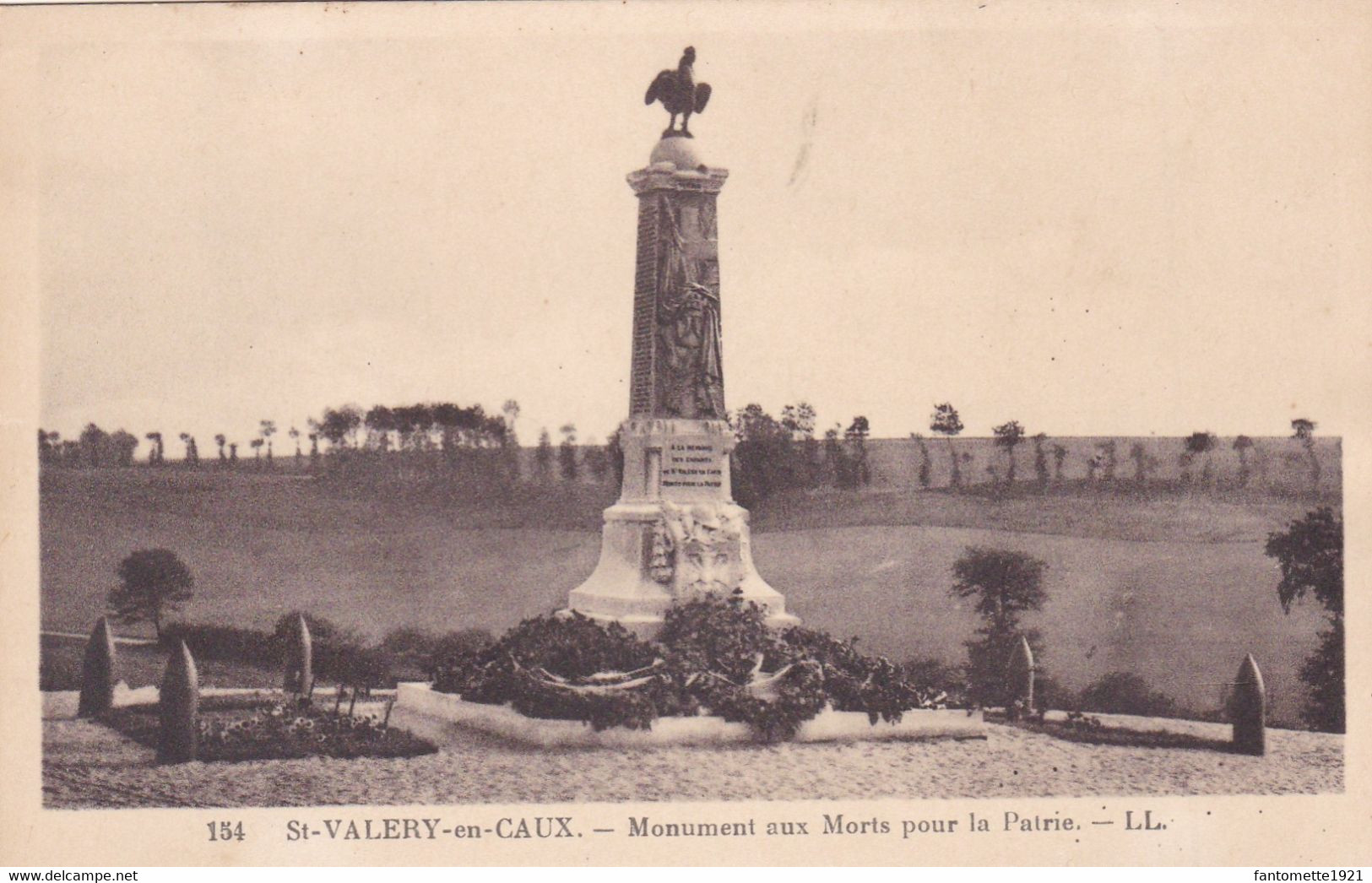 VALERY EN CAUX  MONUMENT AU MORTS POUR LA PATRIE (dil69) - Monuments Aux Morts