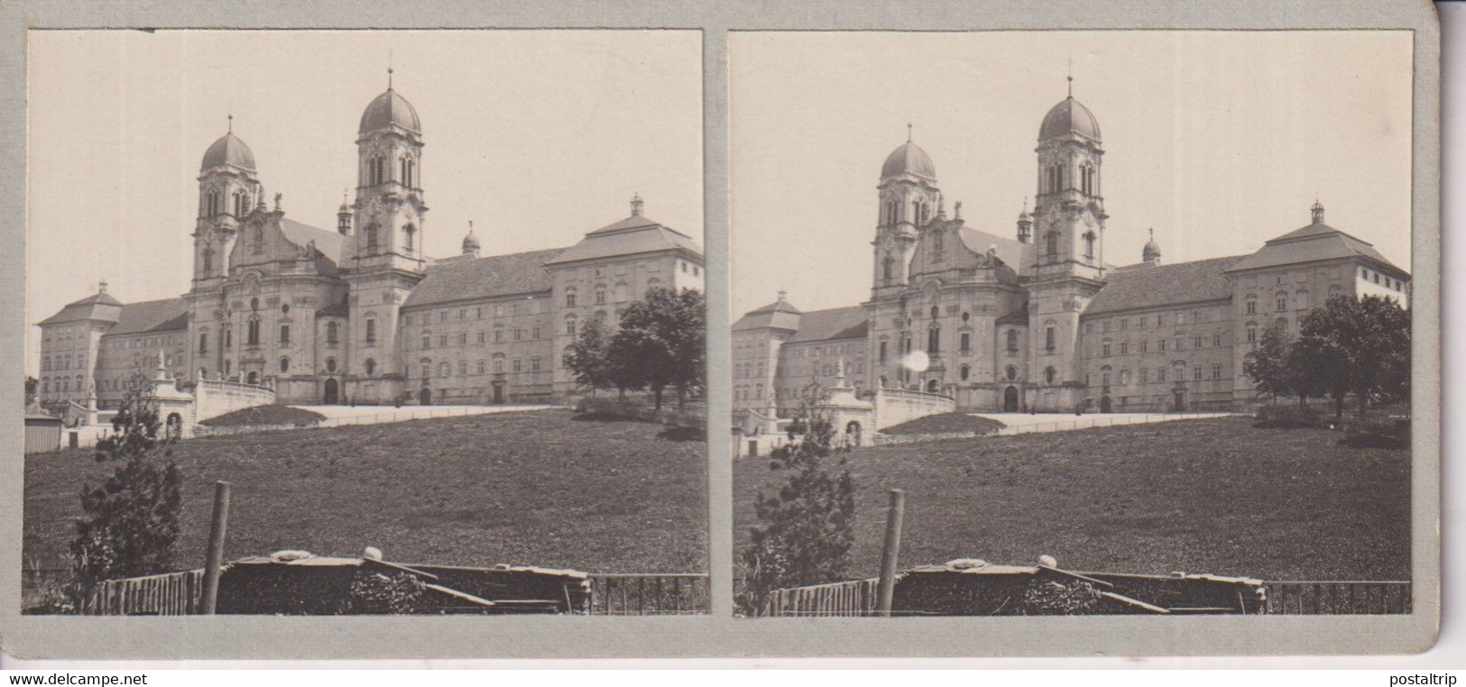 EINSIEDELN   SWITZERLAND  SUIZA  13*6cm ESTEREOSCOPICA STÉRÉOSCOPIQUE STEREOSCOPIC - Stereoscopio