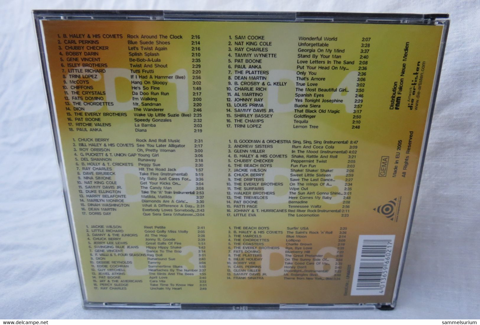 6 CDs "100% Bayern 1" The Swing Of Rock 'n' Roll - Compilaties