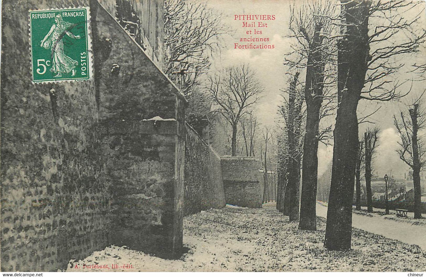 PITHIVIERS MAIL EST ET LES ANCIENNES FORTIFICATIONS - Pithiviers