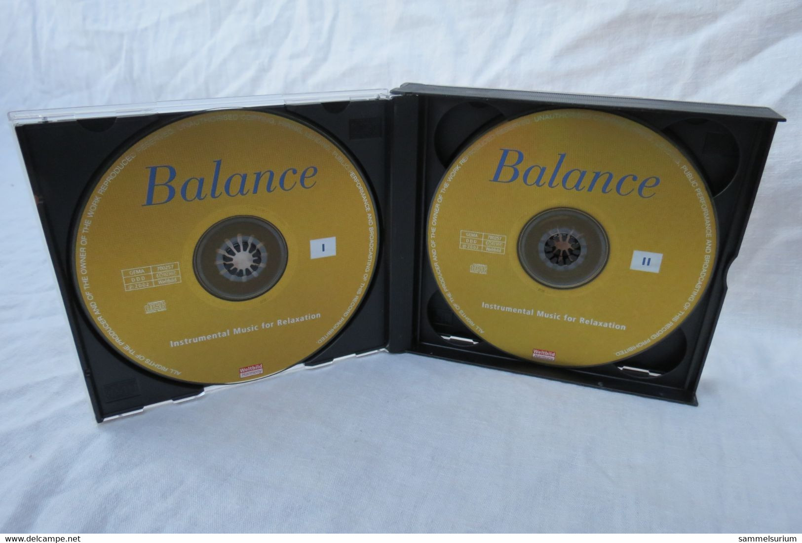 3 CDs "Balance" Instrumental Music For Relaxation - Instrumentaal