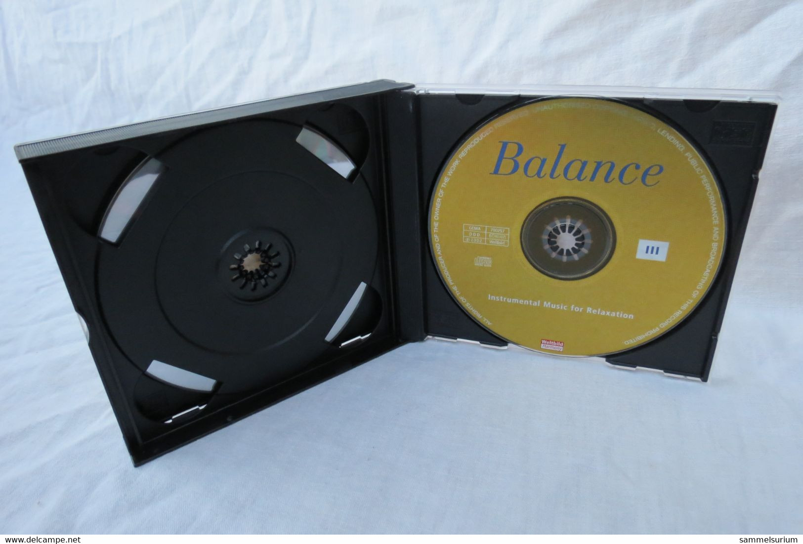 3 CDs "Balance" Instrumental Music For Relaxation - Instrumental