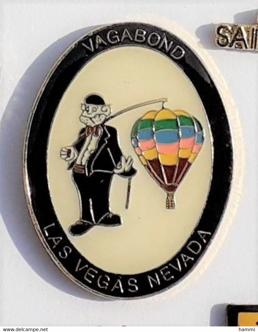 E12 Pin's Montgolfière Balloon VAGABOND LAS VEGAS NEVADA Achat Immédiat - Montgolfières